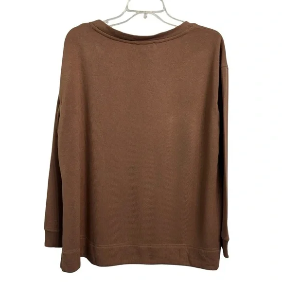 Jane & Delancey (NWT) Over Sized drop shoulder Sweatshirt, Size Large - Picture 5 of 9